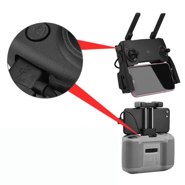 Dây kết nối điện thoại với tay cầm điều khiển flycam DJI,  2 đầu Type - C