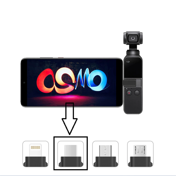 Phụ kiện kết nối nhanh cổng Type - C với máy quay cầm tay DJI Pocket 3