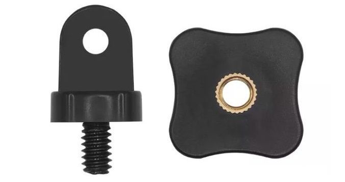 Phụ Kiện Đầu Chuyển Đổi Sang Vít Đế Hoa 4 Cánh 1/4 Inch Cho Camera Hành Trình Gopro/Xiaomi Yi/ SJCAM