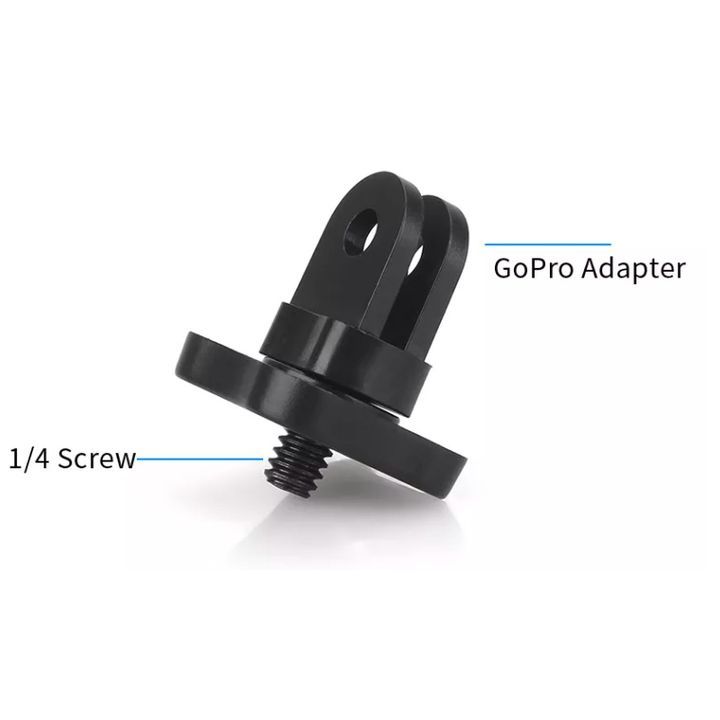 Phụ Kiện Đầu Chuyển Đổi Sang Vít Đế Hoa 4 Cánh 1/4 Inch Cho Camera Hành Trình Gopro/Xiaomi Yi/ SJCAM