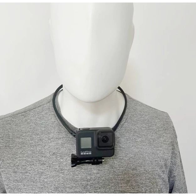 Vòng đeo cổ bằng nhựa gắn máy quay camera hành trình GoPro, SJCAM, DJI Osmo Action