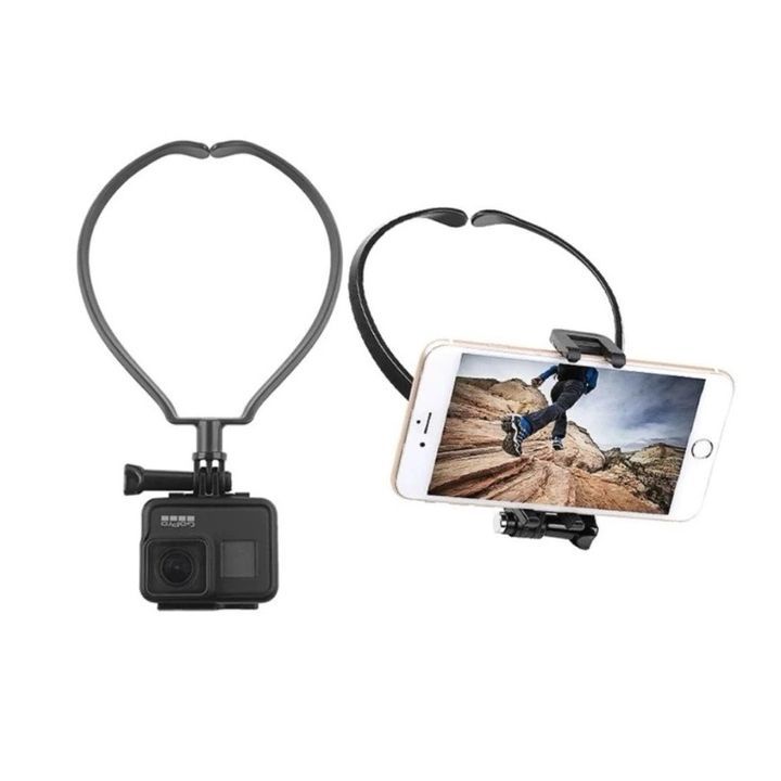 Vòng đeo cổ bằng nhựa gắn máy quay camera hành trình GoPro, SJCAM, DJI Osmo Action
