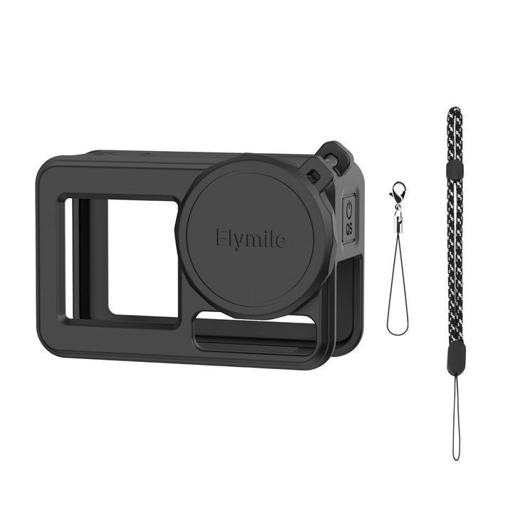 Vỏ silicon bảo vệ DJI Action 5 Pro tránh rơi rớt, trầy xước ống kinh