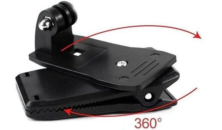 Kẹp Đa Năng Xoay 360 Độ Giữ Cho Action Camera GoPro/SJCAM/DJI Osmo Action/Yi Xiaomi, Điện Thoại