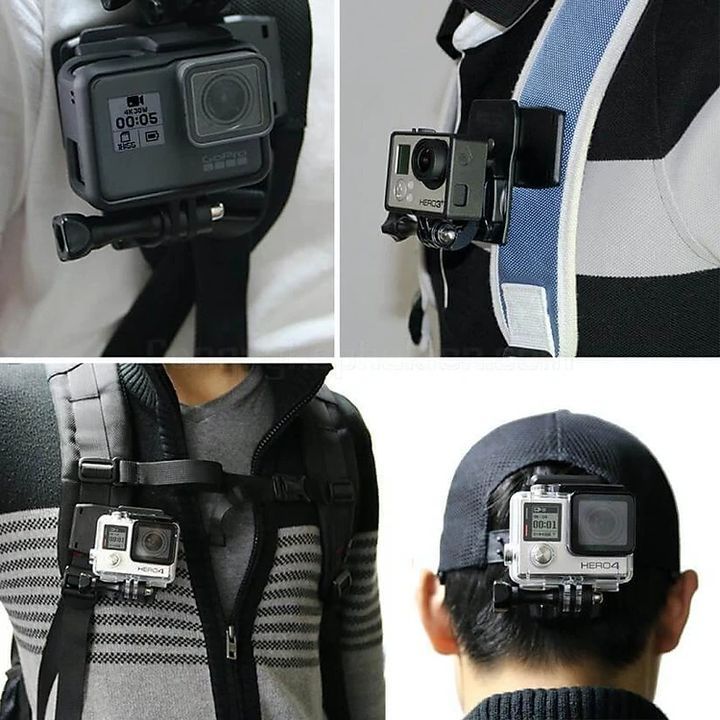 Kẹp Đa Năng Xoay 360 Độ Giữ Cho Action Camera GoPro/SJCAM/DJI Osmo Action/Yi Xiaomi, Điện Thoại