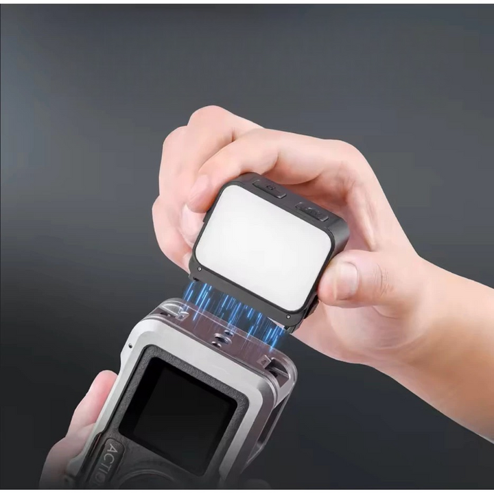 Phụ kiện đèn chiếu trợ sáng mini kèm nam châm từ tính Flymile cho DJI Pocket 3; DJI Osmo Action