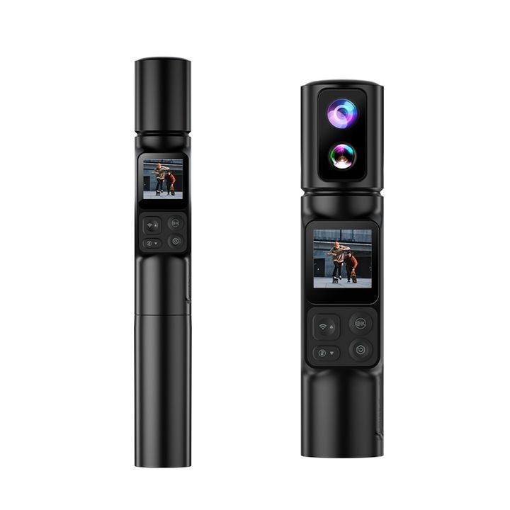 Camera cầm tay thể thao M103 chống rung điện tử EIS, 6K ULTRA HD, ống kính xoay 350 độ