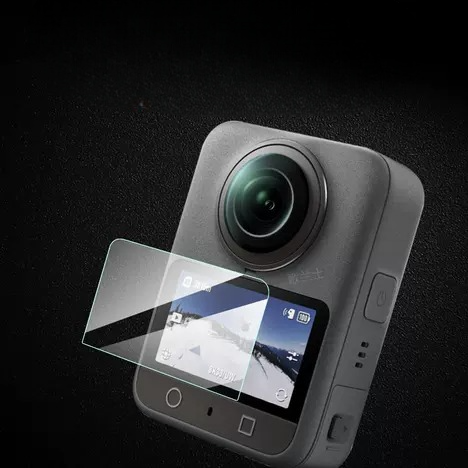 Set 2 kính cường lực trong suốt bảo vệ màn hình dành cho Camera DJI Osmo 360