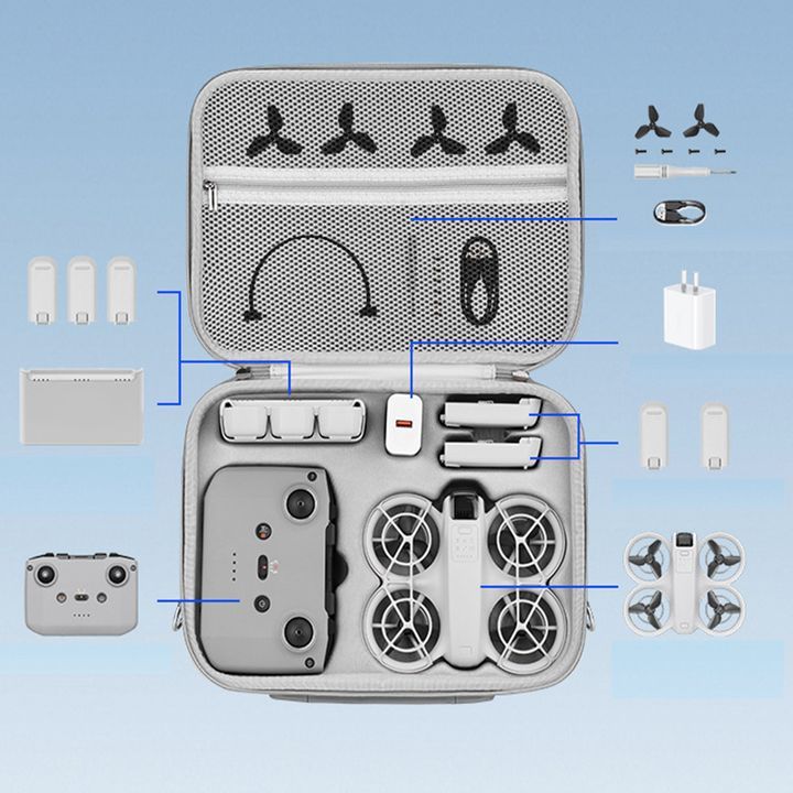 Túi đựng, túi đeo chống nước cho DJI Neo bản full combo 3 pin tay điều khiển