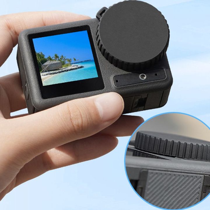 Vỏ silicon bọc ống kính action camera DJI 3,4,5 Pro