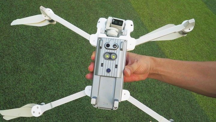 Flycam Fimi X8 Tele MAX 2025 bản đơn không loa đàm thoại, camera 4K/60fps Zoom 30X, Hỗ trợ bay 4G