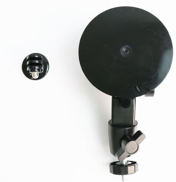 Giá Đỡ Đế Hít Kính Cho Ô Tô, Xe Hơi Cho Điện Thoại Camera Hành Trình Gopro/ SJCAM/ DJI Osmo Action