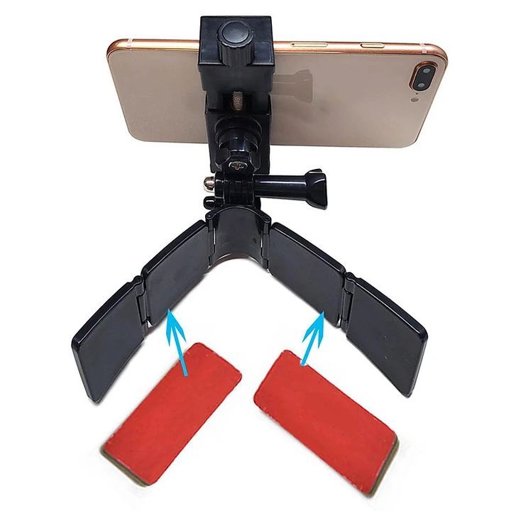 Bộ Phụ Kiện Mũ Bảo Hiểm Full Face Giá đỡ Cho Action Camera GoPro/SJCAM/DJI Osmo Action và Điện Thoại