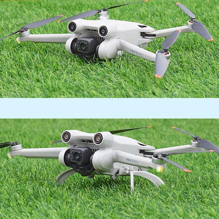 Chân đáp, càng đáp tăng chiều cao cho flycam DJI Mini 3, Mini 3 Pro tránh đáp vào cỏ, sỏi đá