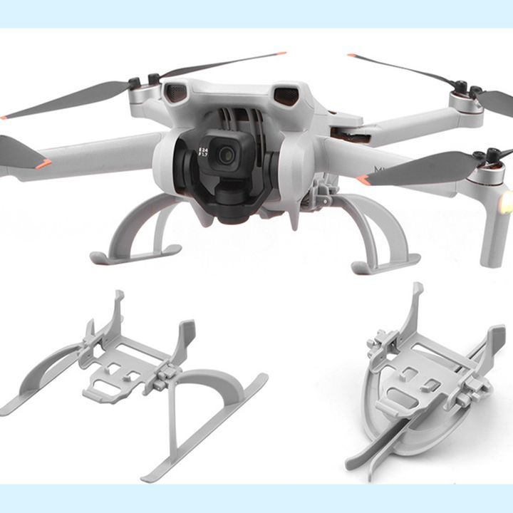 Chân đáp, càng đáp tăng chiều cao cho flycam DJI Mini 3, Mini 3 Pro tránh đáp vào cỏ, sỏi đá