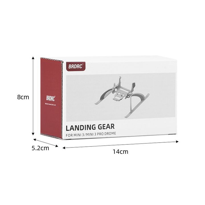 Chân đáp, càng đáp tăng chiều cao cho flycam DJI Mini 3, Mini 3 Pro tránh đáp vào cỏ, sỏi đá