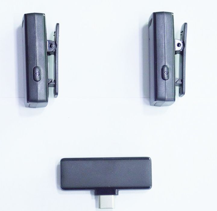 Micro thu âm không dây S12 cổng Type - C ( 1 RX + 2 TX )