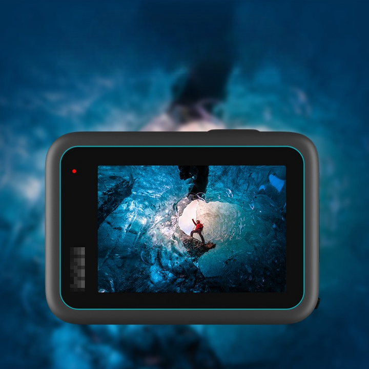 Set 2 bộ kính cường lực GoPro 9, 10,11, 12 (màn hình trước sau và ống kính)